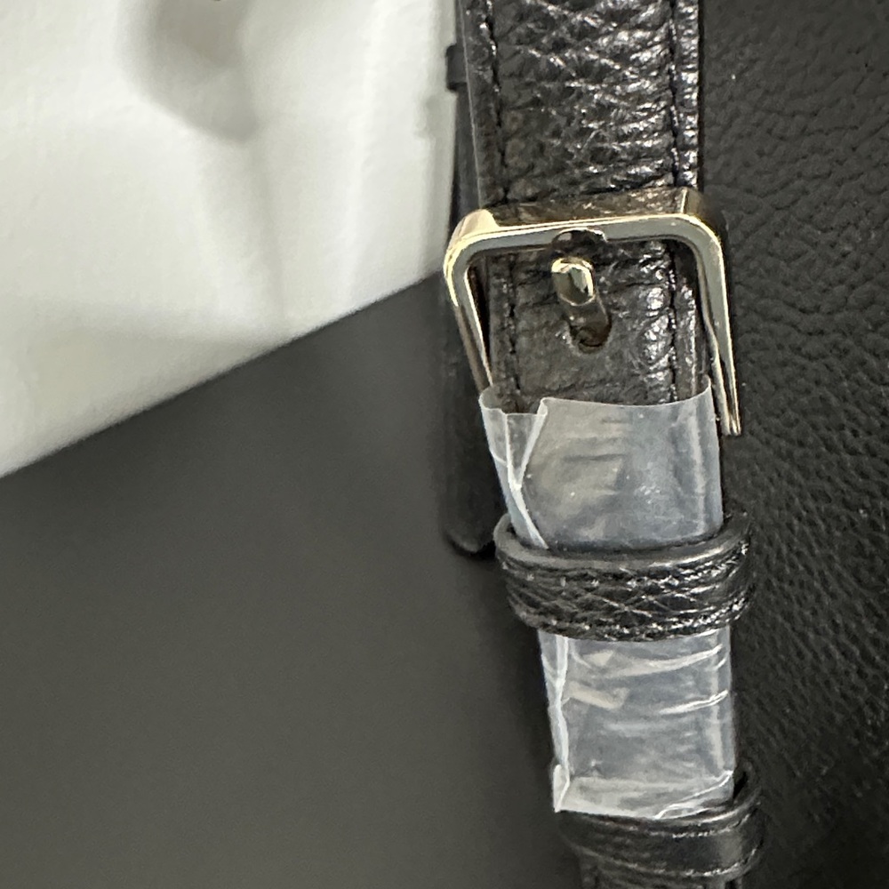 Kate Spade Black Pebbled Backpack NWOT.Fits IPad Plastic on Hardware 💯 Authentic - Picture 16 of 16
